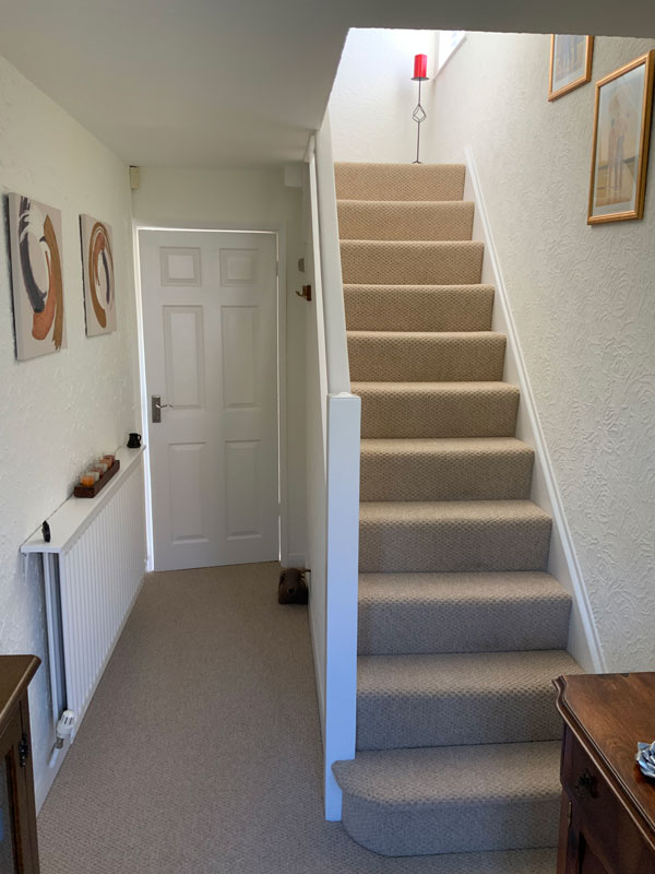 Spondon, Derby, hall, landing and stairs decorating